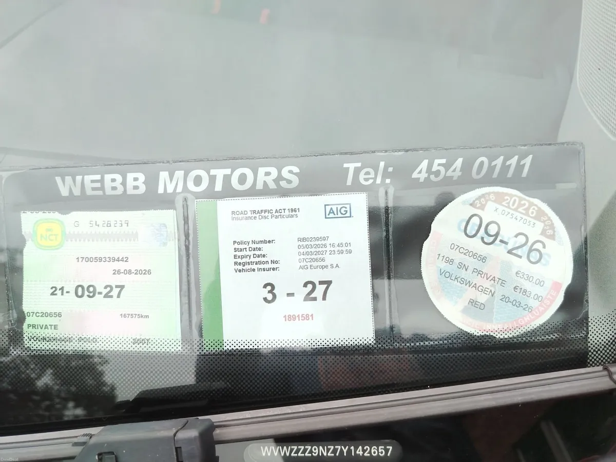 Volkswagen Polo 2007 1.2 New Nct & Tax - Image 2