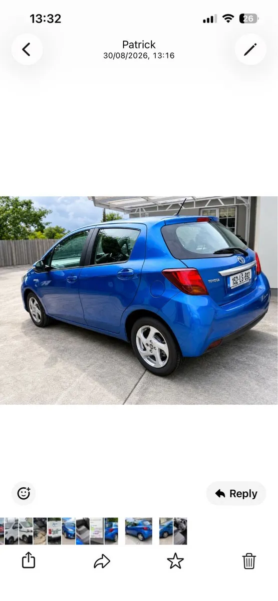 Toyota Yaris hybrid automatic 152 new nct 47 k - Image 4