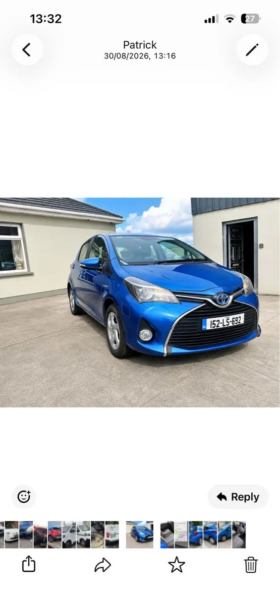 Toyota Yaris hybrid automatic 152 new nct 47 k - Image 6