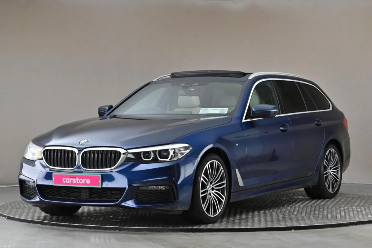 BMW 5-Series 520D M SPORT ZM5T TOURING **BEIGE LEA - Image 3