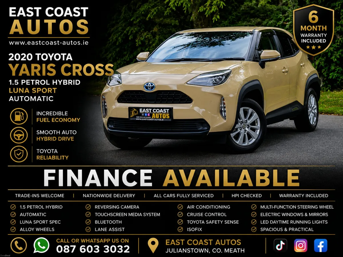 2020 Toyota Yaris Cross 1.5 Petrol Hybrid Automatc - Image 1
