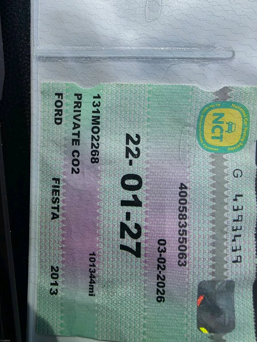 2013 Ford Fiesta detected 1.25 petrol - Image 2