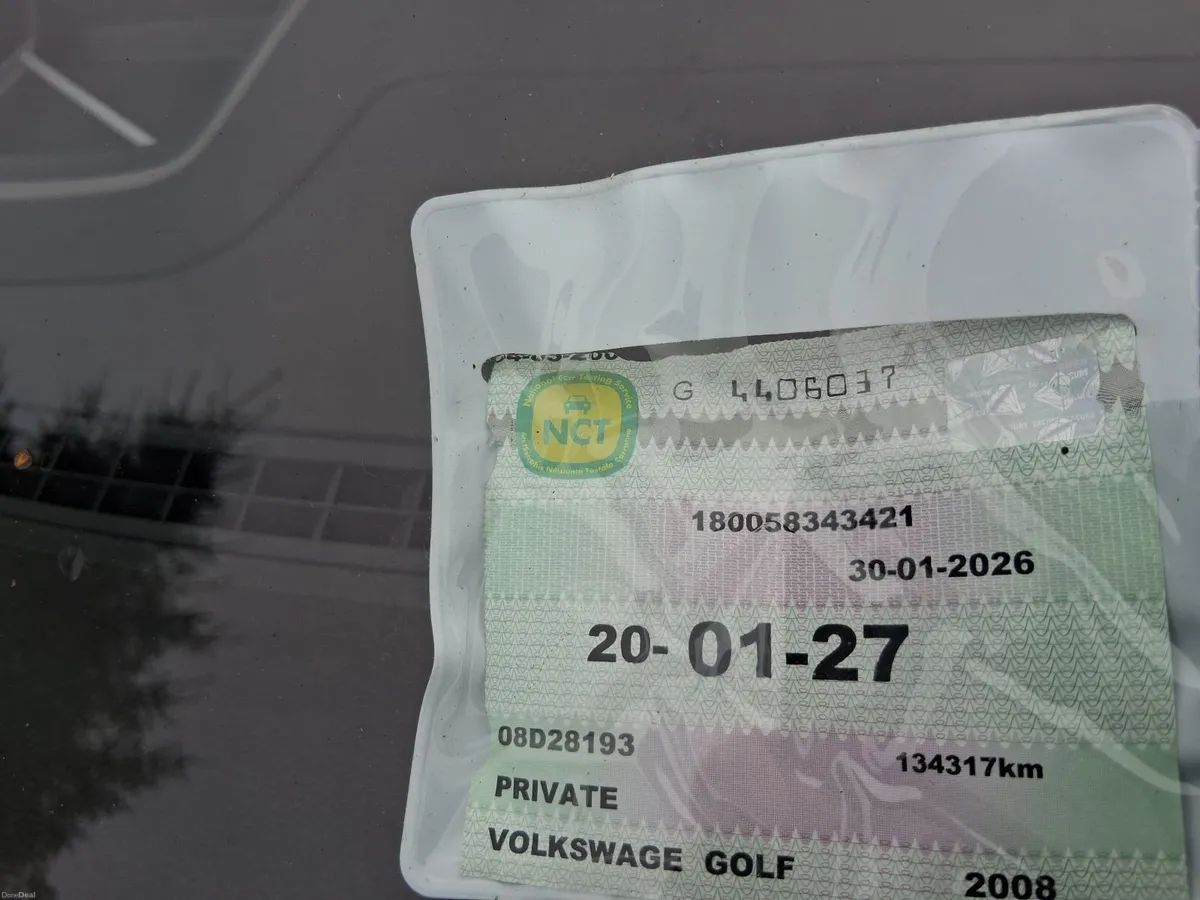 Golf 2008, nct,,low klms,  full service history, - Image 6