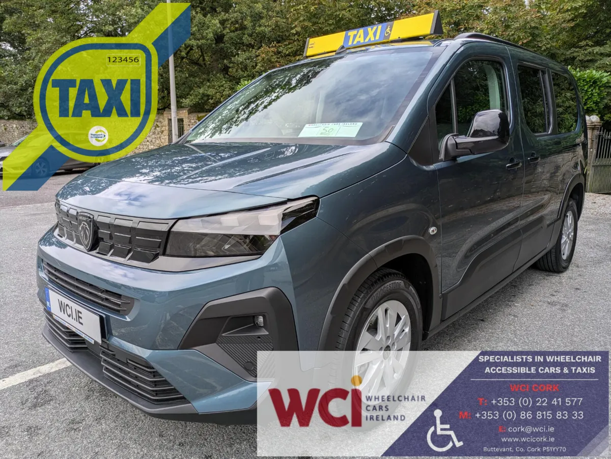 TAXI  - NEW Peugeot Rifter 1.5 Diesel LWB 7 seater - Image 1