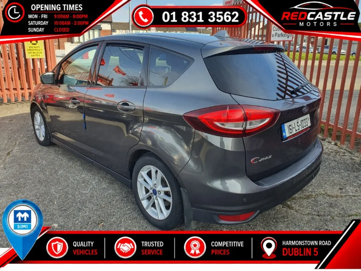 Ford C-Max ZETEC C MAX 1.5 TDCI 95PS 5 SEAT M6 4DR - Image 3