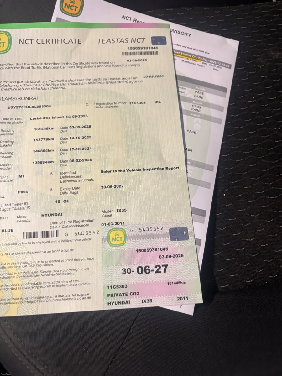 Hyundai ix35 2011 new NCT Low milage - Image 5