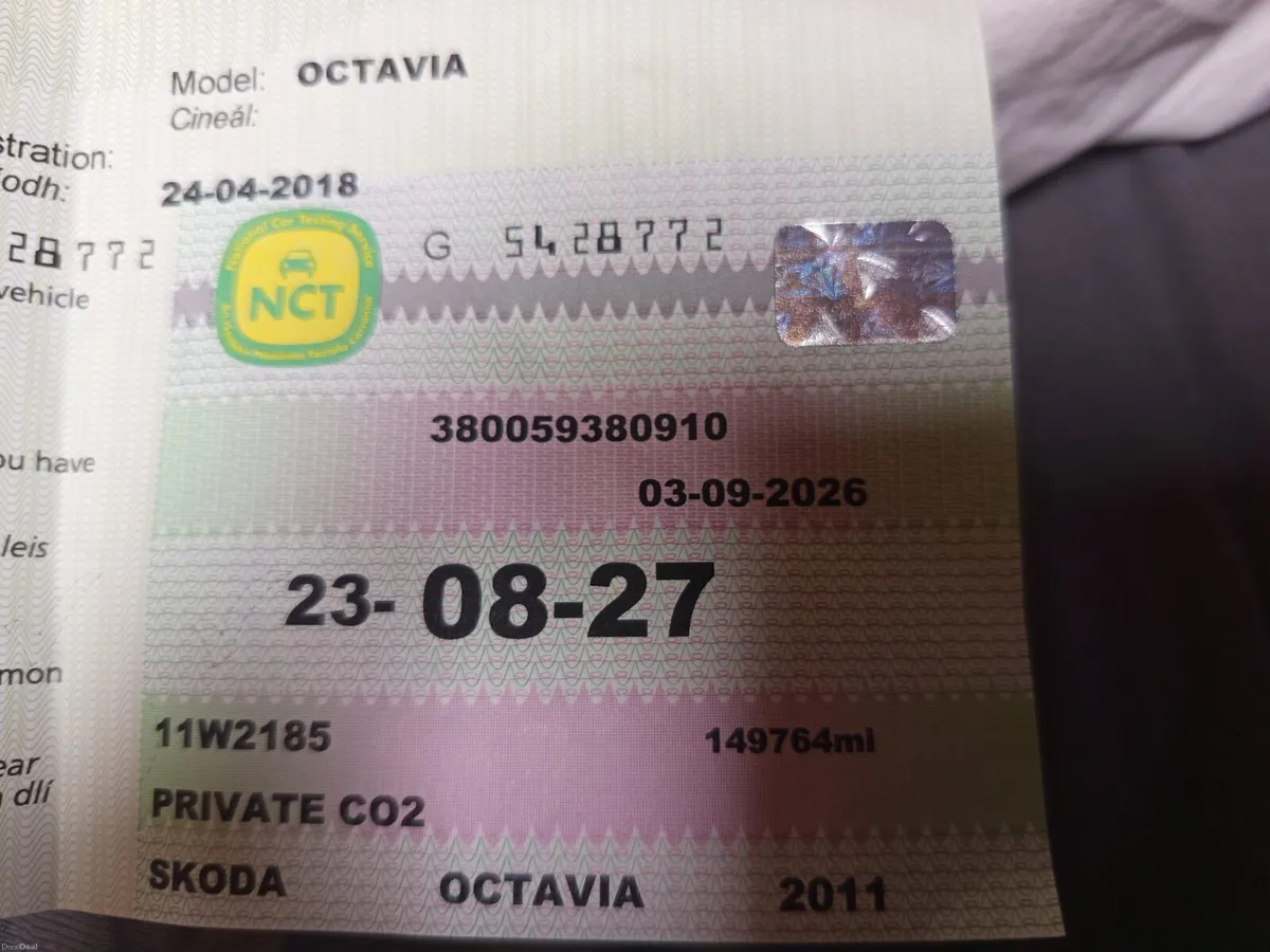 Skoda Octavia nct 08 27 - Image 3
