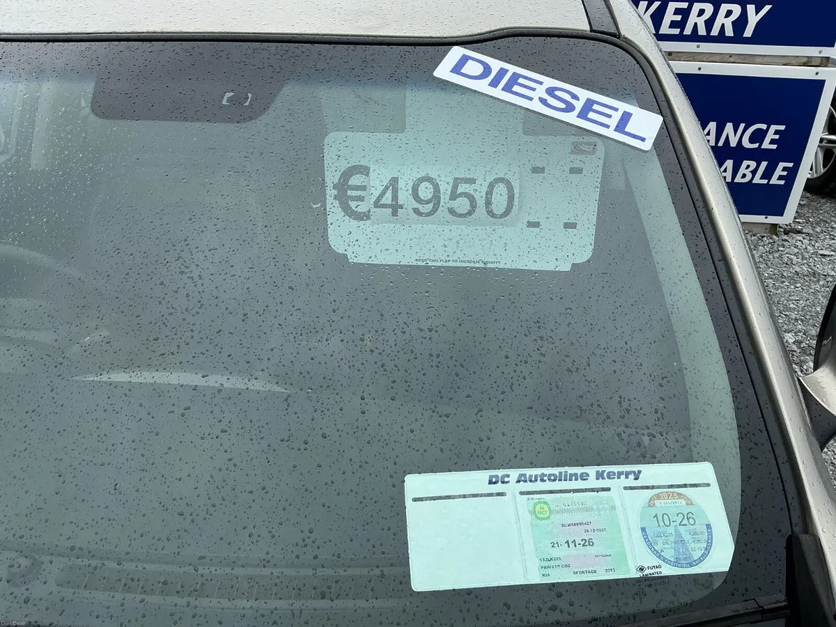 2013 KIA SPORTAGE  1.7 DIESEL NEW NCT 11/27 - Image 4