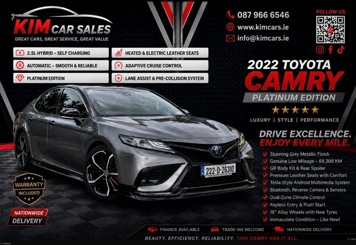 TOYOTA CAMRY WORLD SPORTS EDITION MUST SEE !! 36KM - Image 1