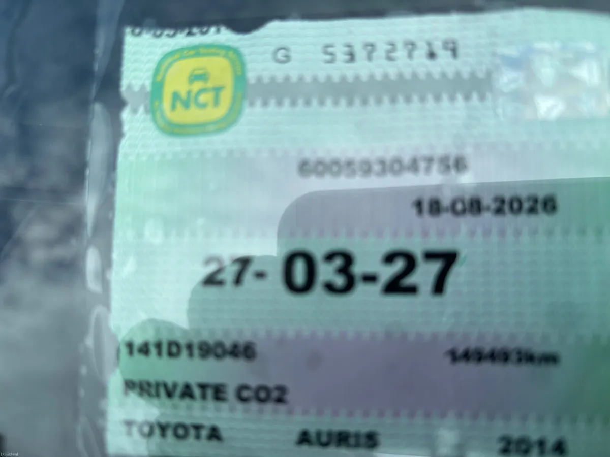 141 Toyota Auris ( original Irish car) - Image 6