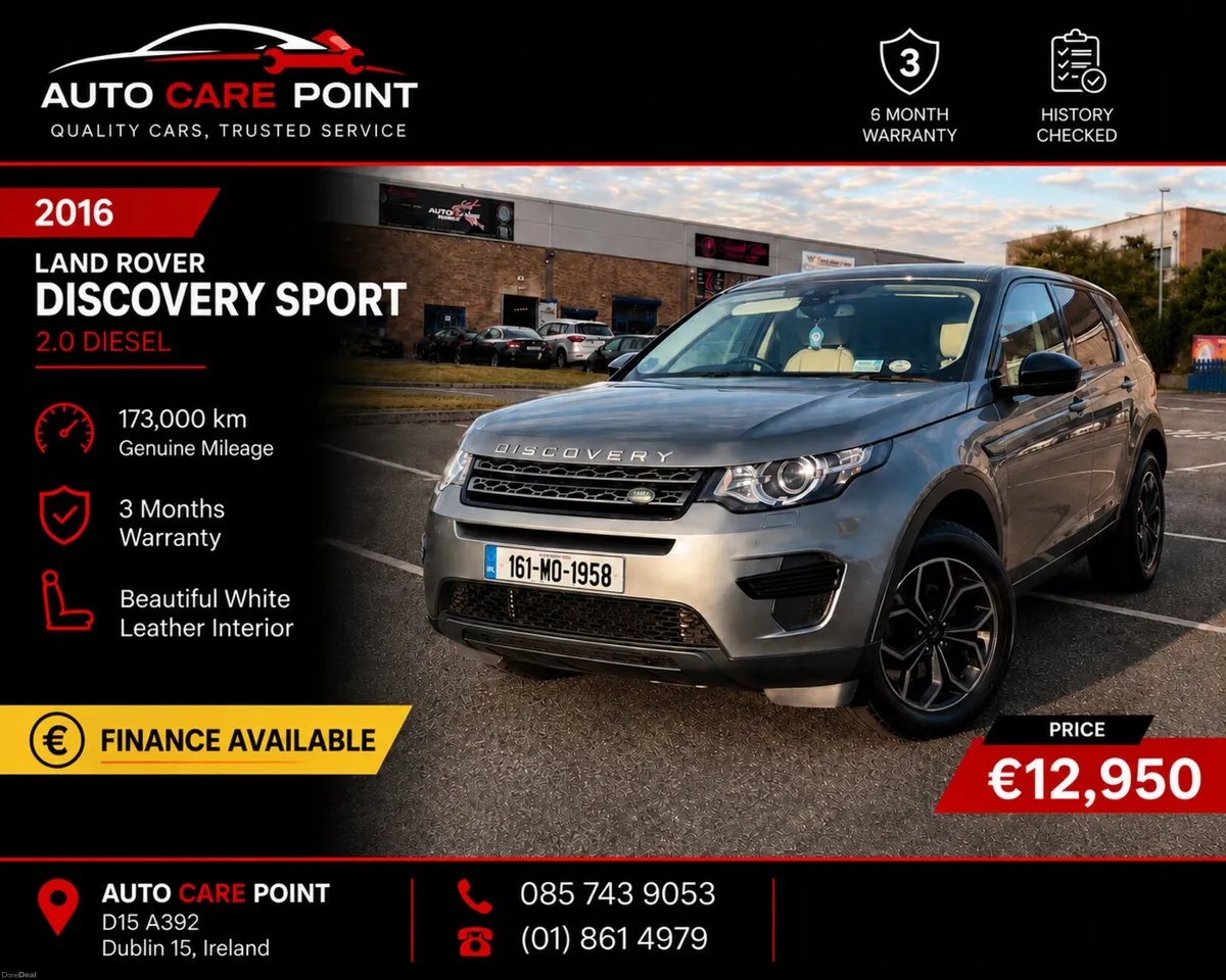 2016 Land Rover Discovery Sport 2.0D - Image 1