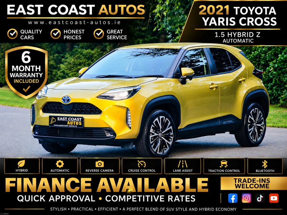 2021 Toyota Yaris Cross 1.5 Petrol Hybrid Auto Z - Image 1