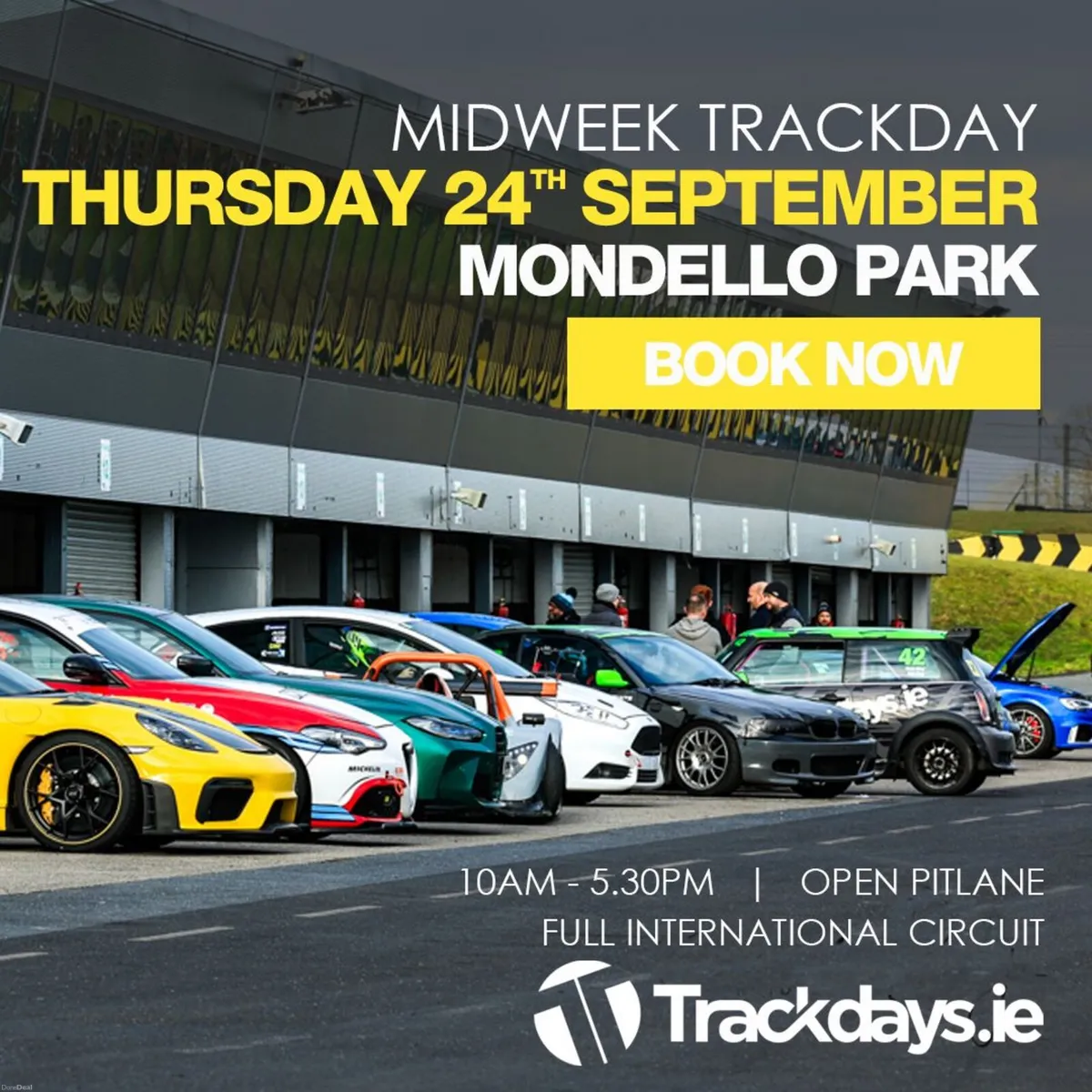 Next Trackday: Thursday 24th Sept Mondello Park - Image 1