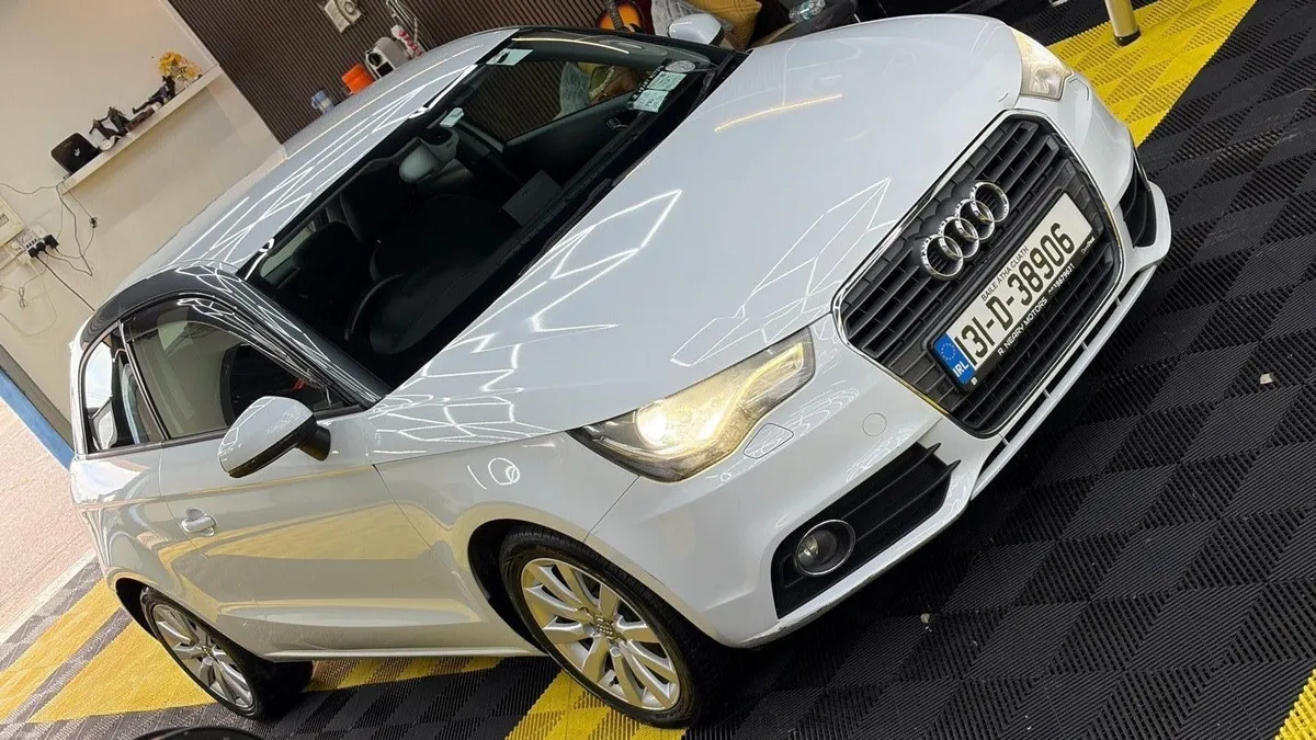 White Audi A1 TFSI 1.4litre Automatic - Image 1