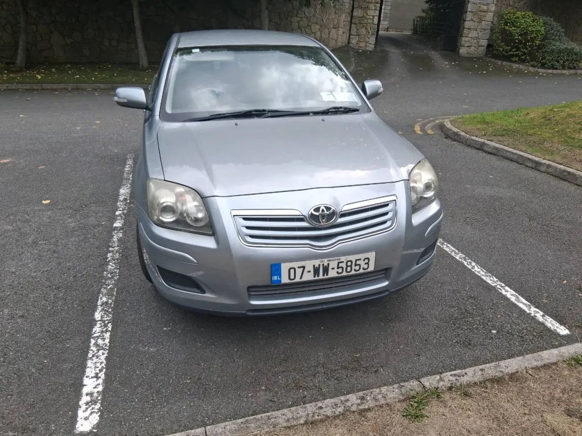 Toyota Avensis 2007. NCT 11/27. 1 Owner. €1,650 - Image 1