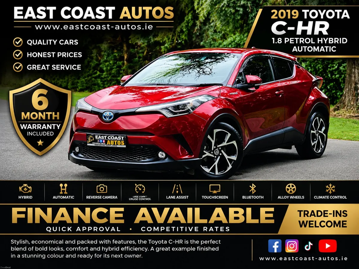 2019 Toyota C-HR 1.8 Petrol Hybrid Auto G Package - Image 1