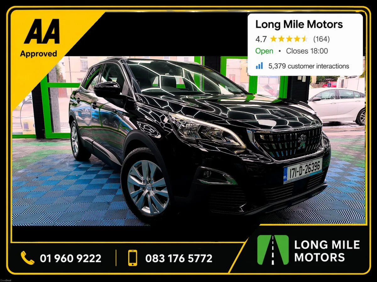 Peugeot 3008 2017 AA Approved 1 Year Warranty - Image 1