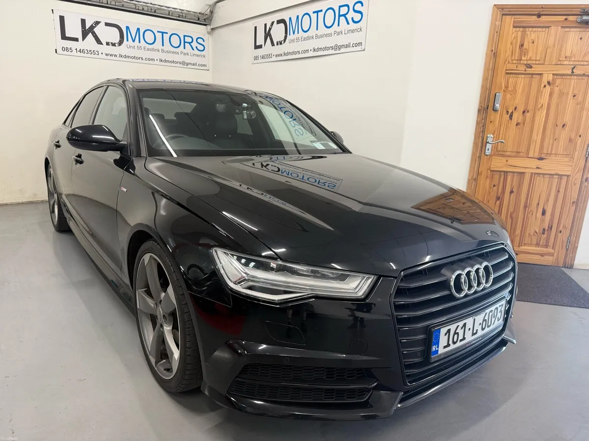 Audi A6 2016 black edition S line call 0851463553 - Image 2