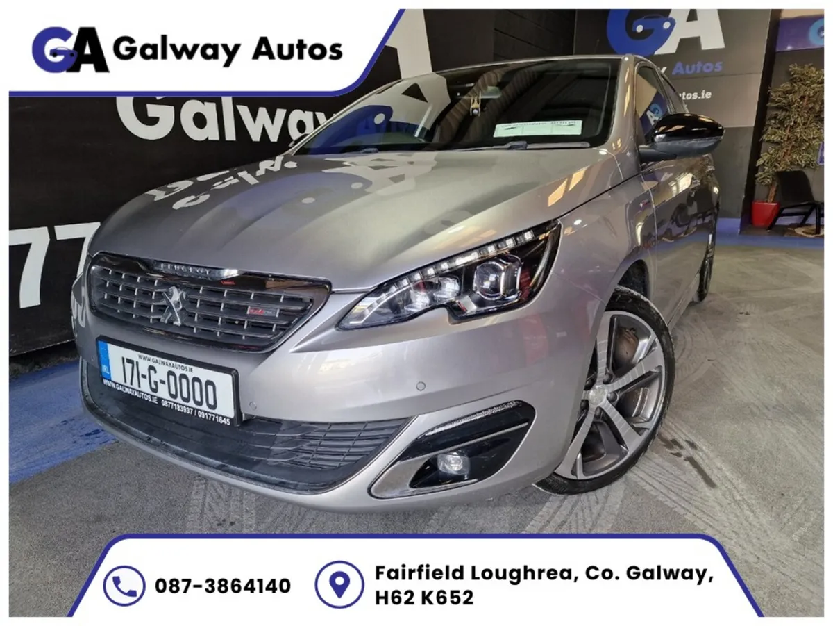 Peugeot 308 GT LINE **ONLY 66K MILES, SAT NAV** - Image 1