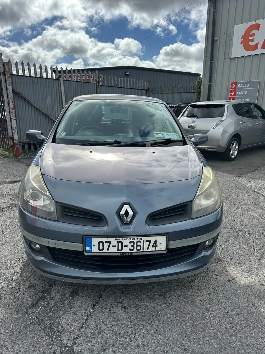 Renault Clio 2007 nct and tax €790 - Image 2