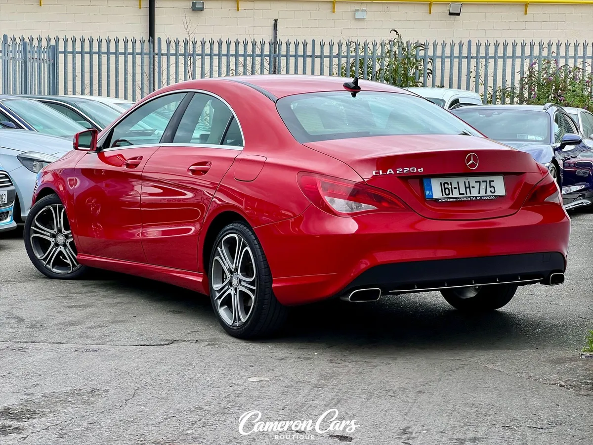 MERCEDES BENZ CLA 220d AUTOMATIC RED - Image 4