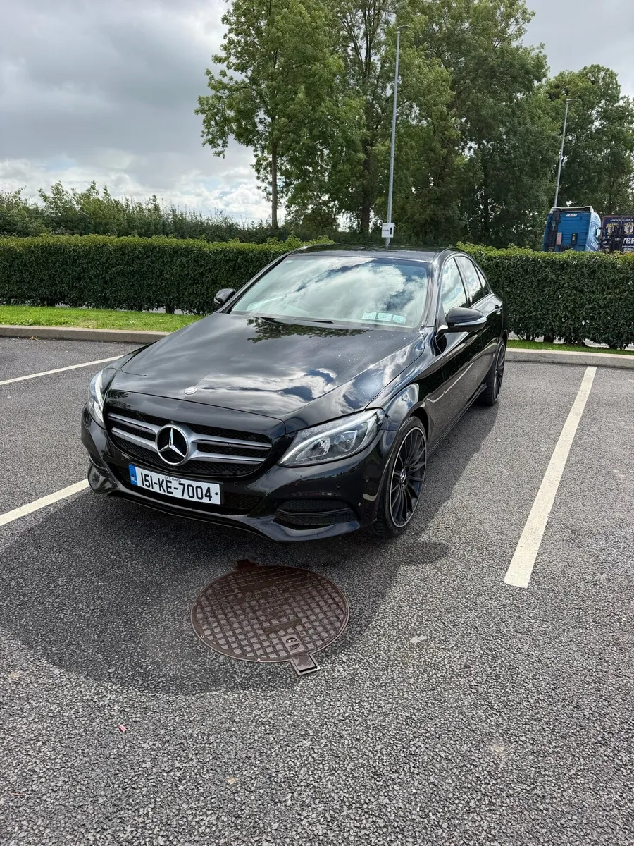 2015 Mercedes-Benz C220d BlueTec AMG Line — Black - Image 2