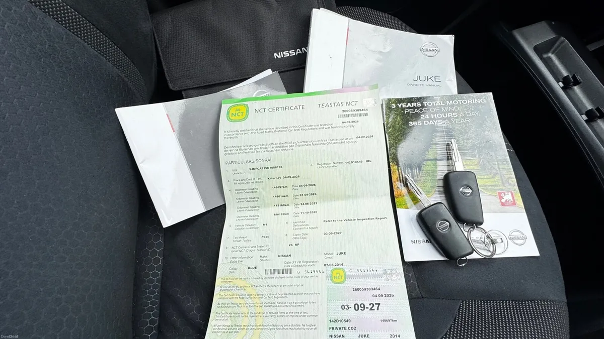 Nissan Juke 2014-1.5 Diesel Manual, New NCT - Image 4