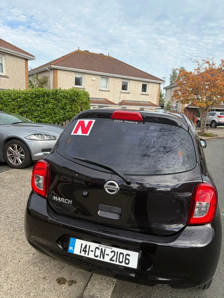 2014 Black Nissan March - Image 2