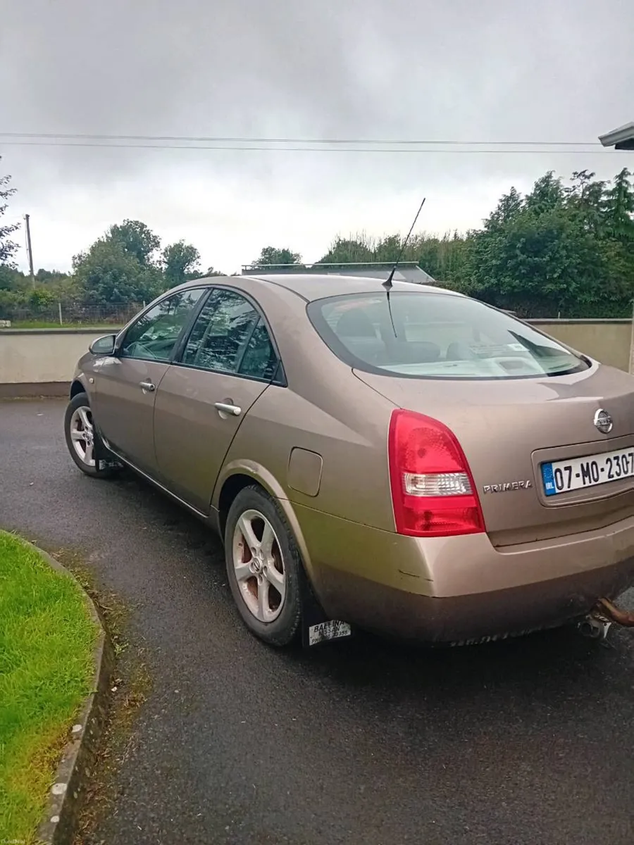 07 Nissan Primera Nct 3/27 taxed €1450 - Image 4