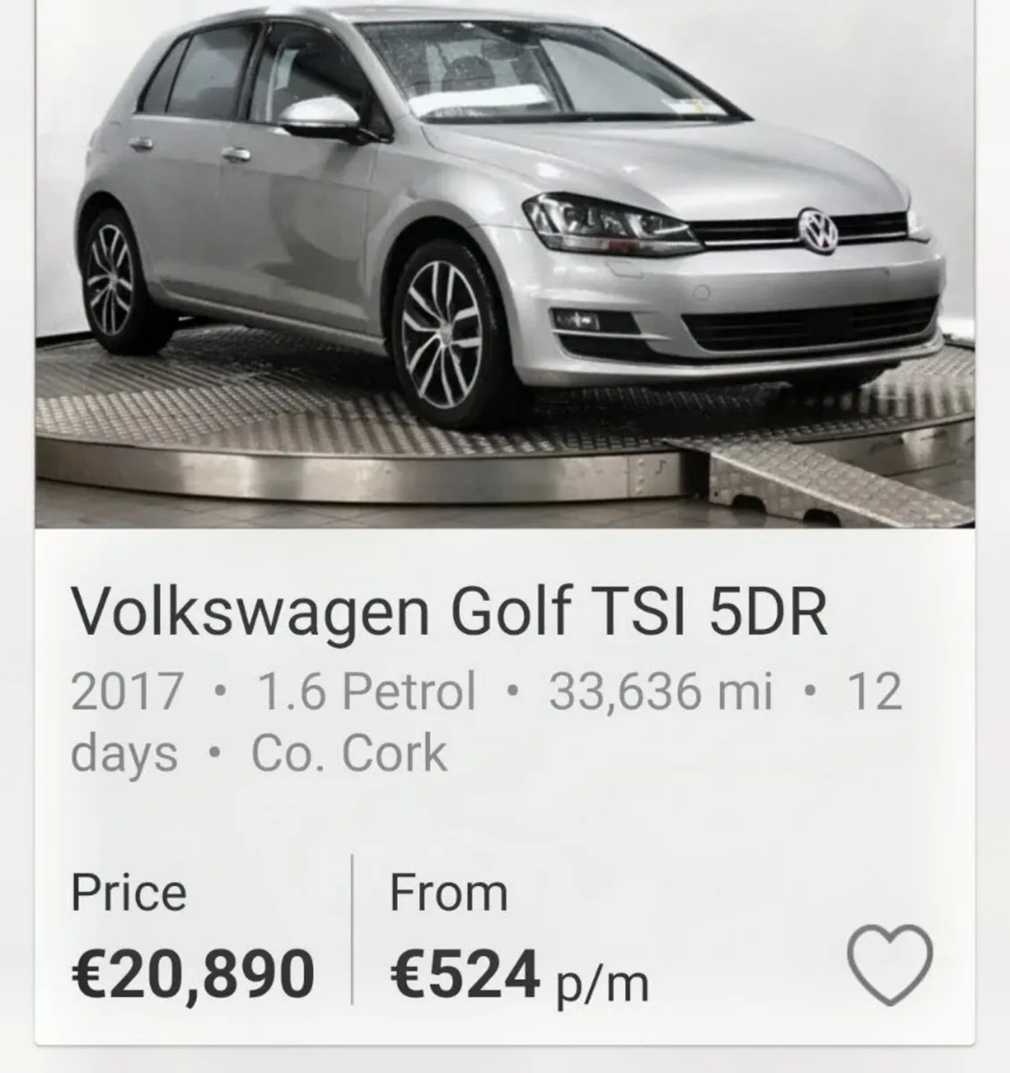 Price Drop/2017 VW Golf DSG - Image 2
