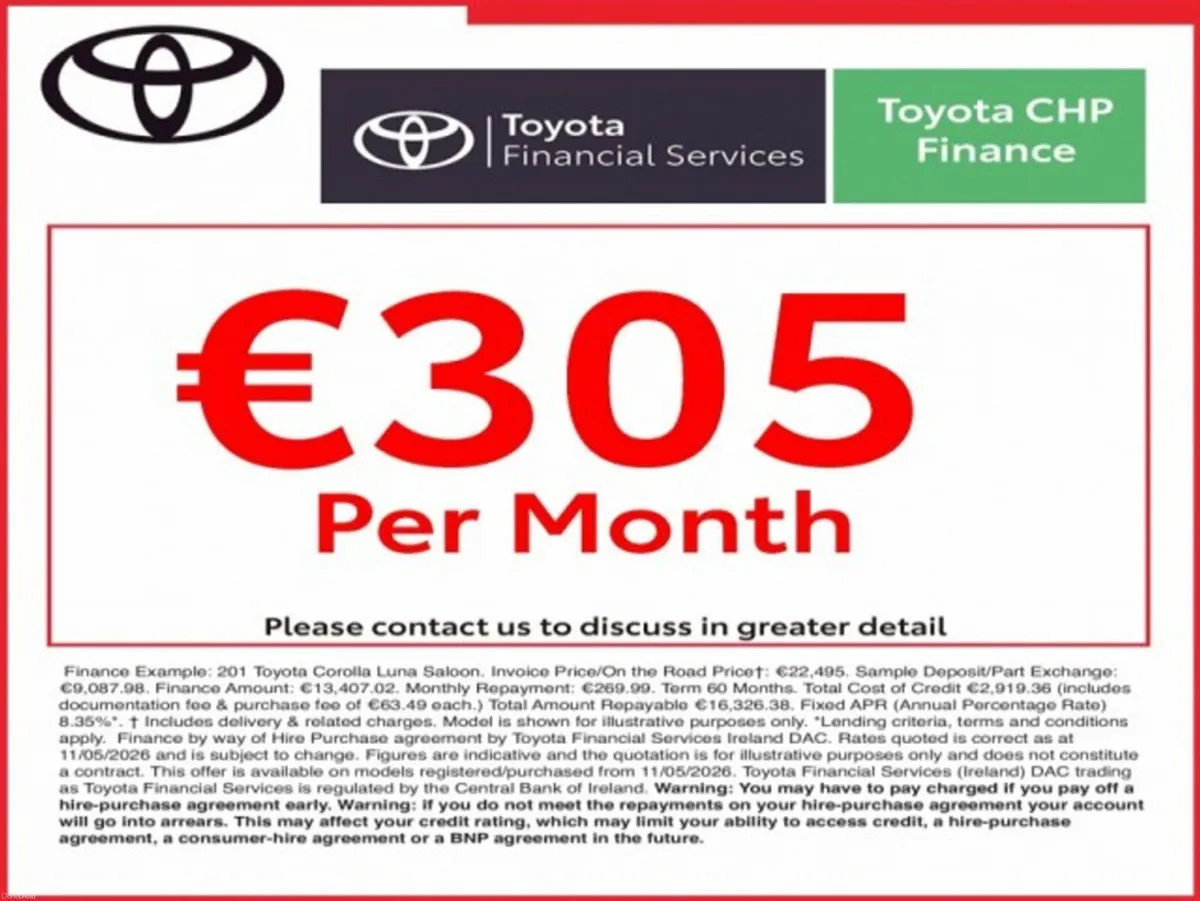Toyota C-HR 1.2 T Petrol- Manual-Sol Edition- NCT - Image 4