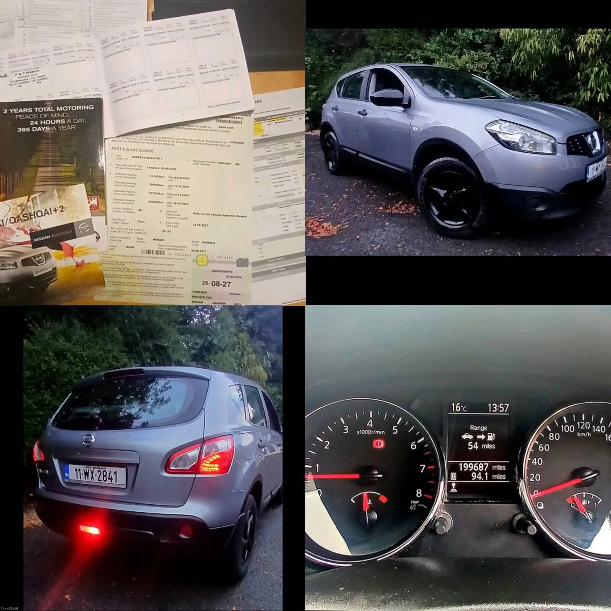 11 Nissan Qashqai JUST PASSED Nct 8 27 - Image 1