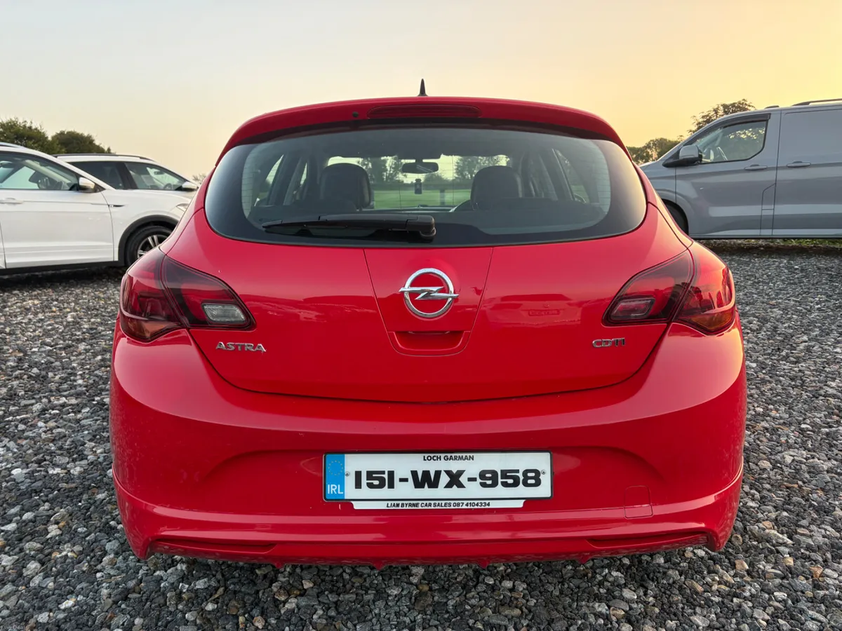 2015 Opel Astra SRi 1.6 CDTi 136 Bhp NCT 05/27 - Image 6