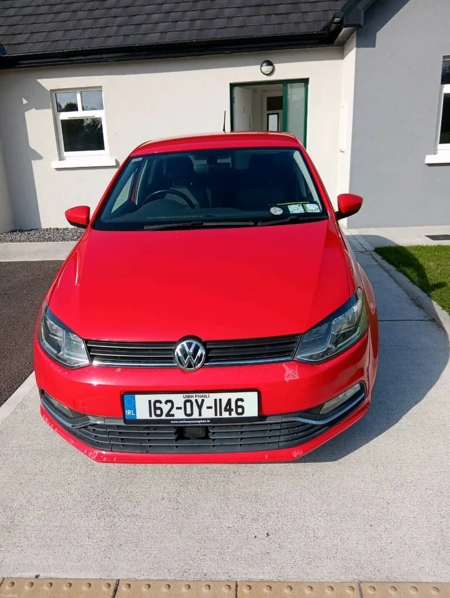 Ambient Red VW polo 1.2 Tsi - Image 1