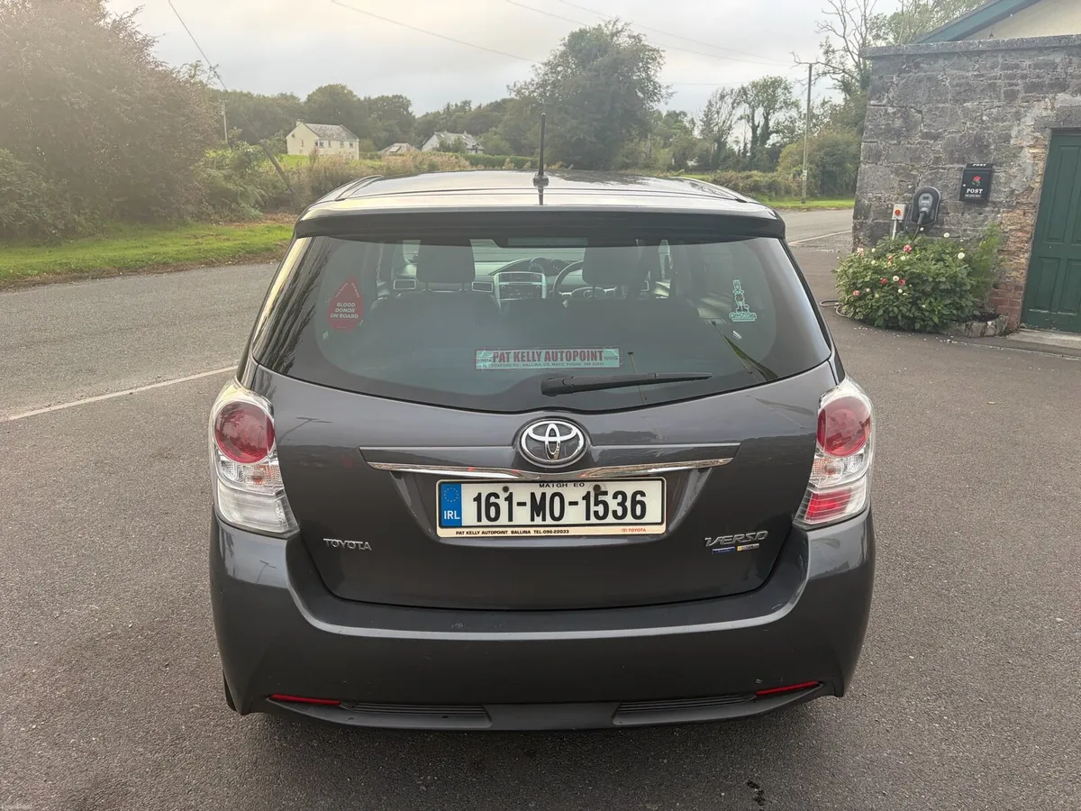 161 TOYOTA VERSO LOW MILEAGE - Image 5