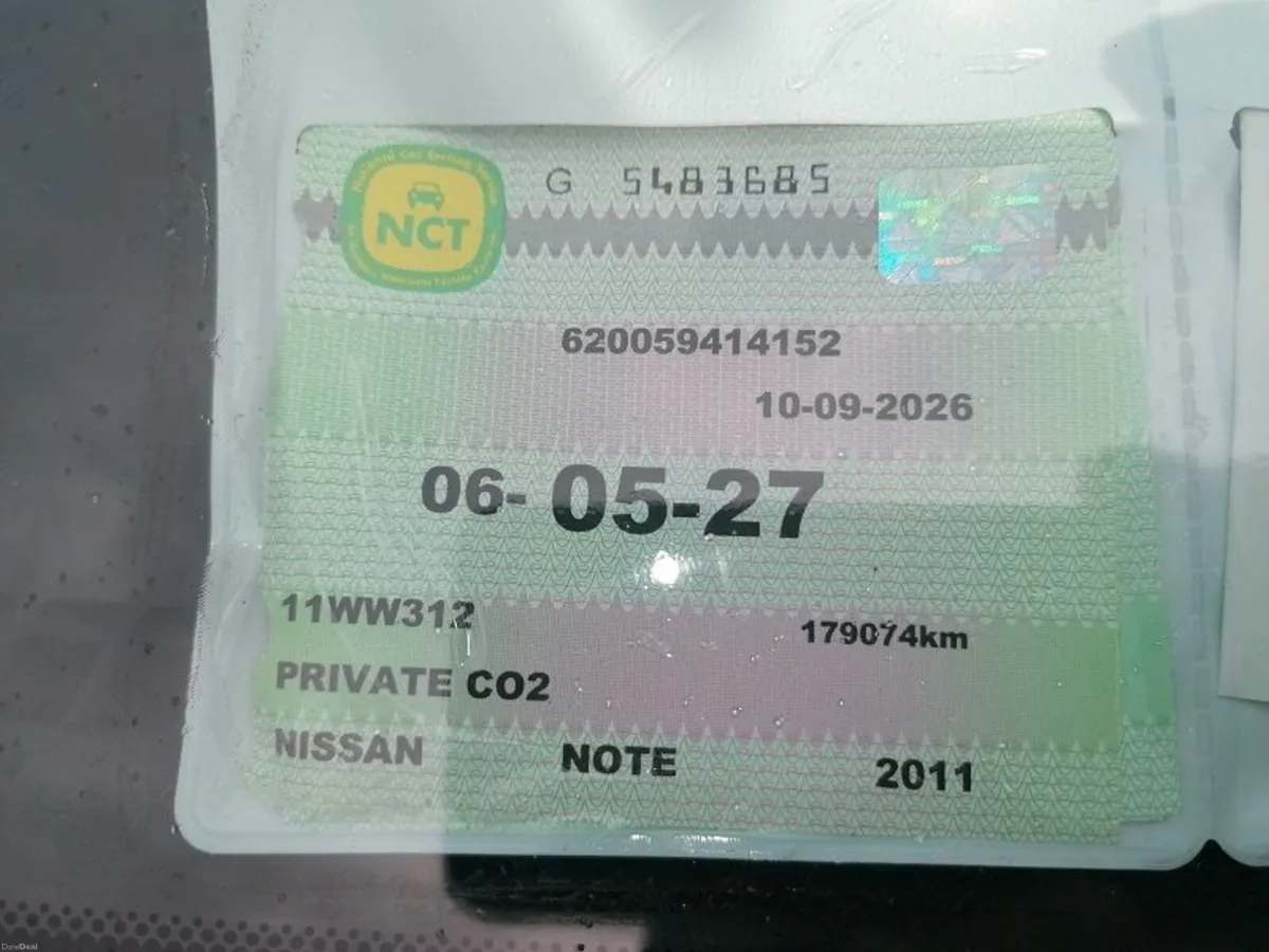 Nissan Note 1.4 petrol, NEW NCT - Image 6