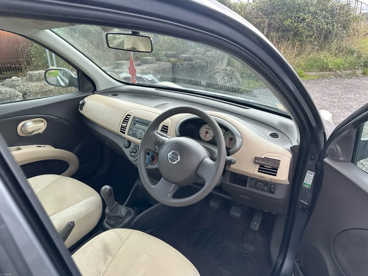 08 Nissan Micra Low Miles NCT + Tax - Image 5