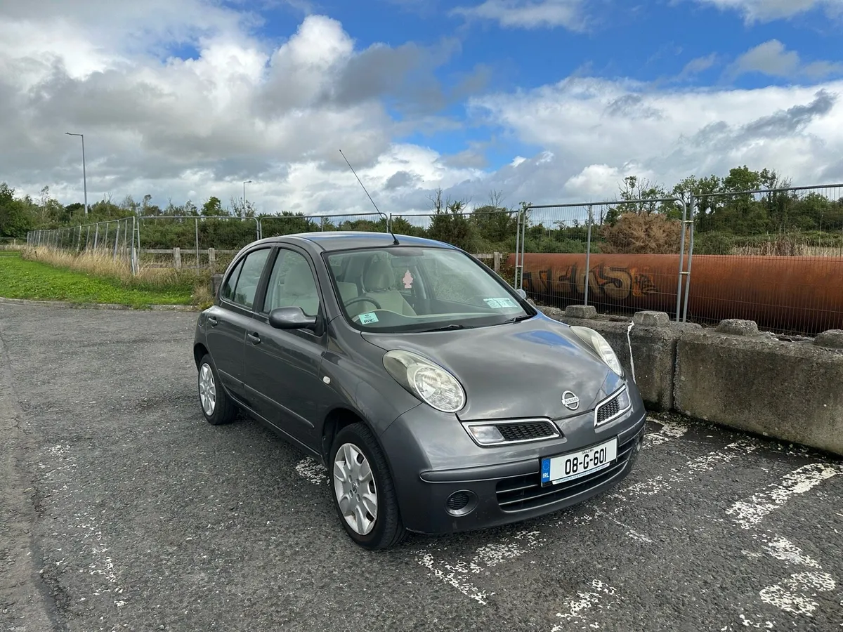 08 Nissan Micra Low Miles NCT + Tax - Image 3
