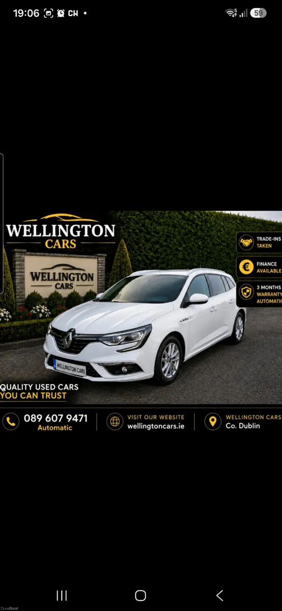 Renault Megane 2017 1.5 DCI DYAMOQUE ESTATE AUTO - Image 1