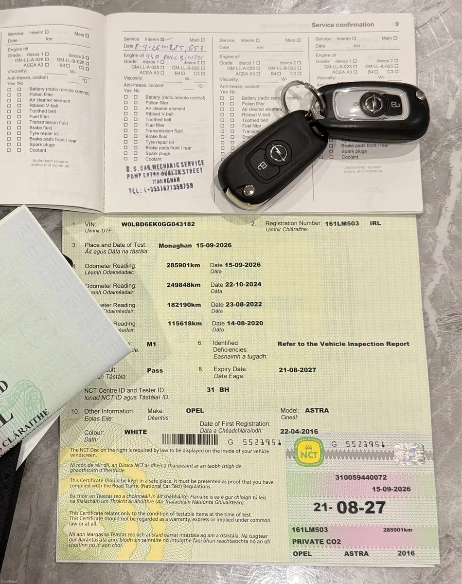 2016 Opel Astra 1.6 cdti new nct 08/27 tax 09/26 - Image 2