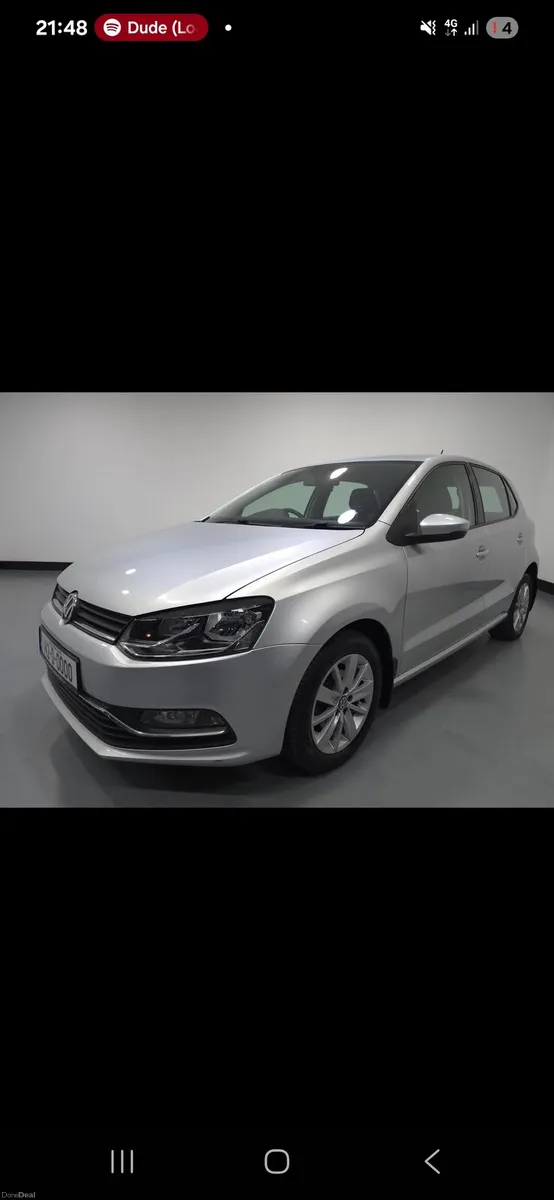 2014 VOLKSWAGON POLO 1.0 T.S.I IN REFLEX SILVER - Image 1