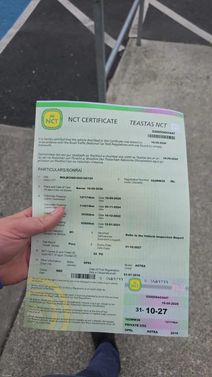 Opel astra 2016 New nct 11/27 cdti - Image 3