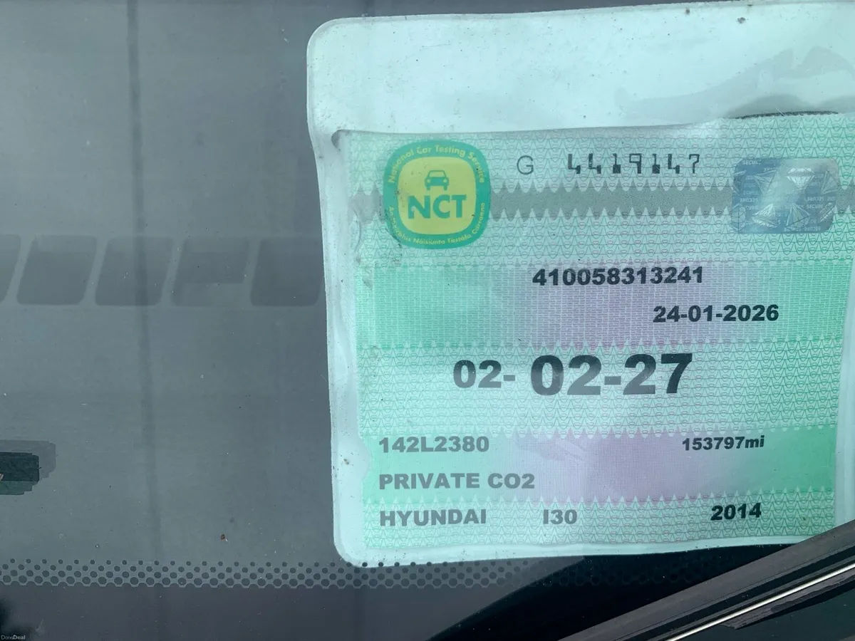 2014 Hyundai i30. Diesel.  Nct 2/27. - Image 3
