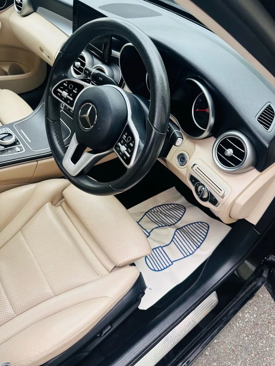 2019 Mercedes Benz C180d Automatic-Cream Leather - Image 4