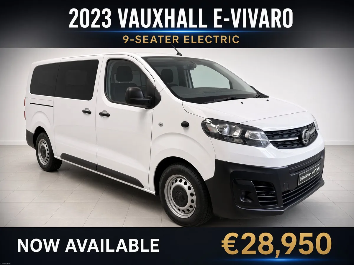 Vauxhall Vivaro 2023 9 seater electric - Image 1
