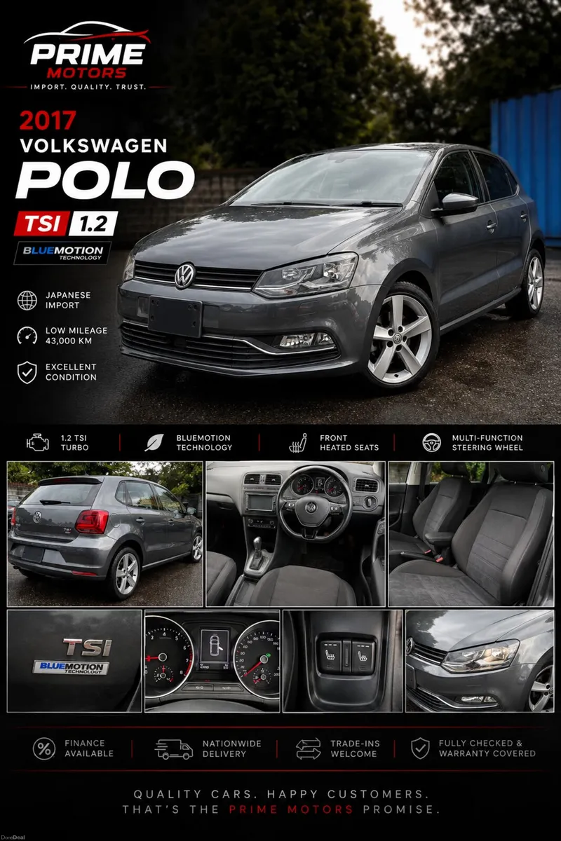 Volkswagen Polo 2017- 1.2TSI Auto - Image 1