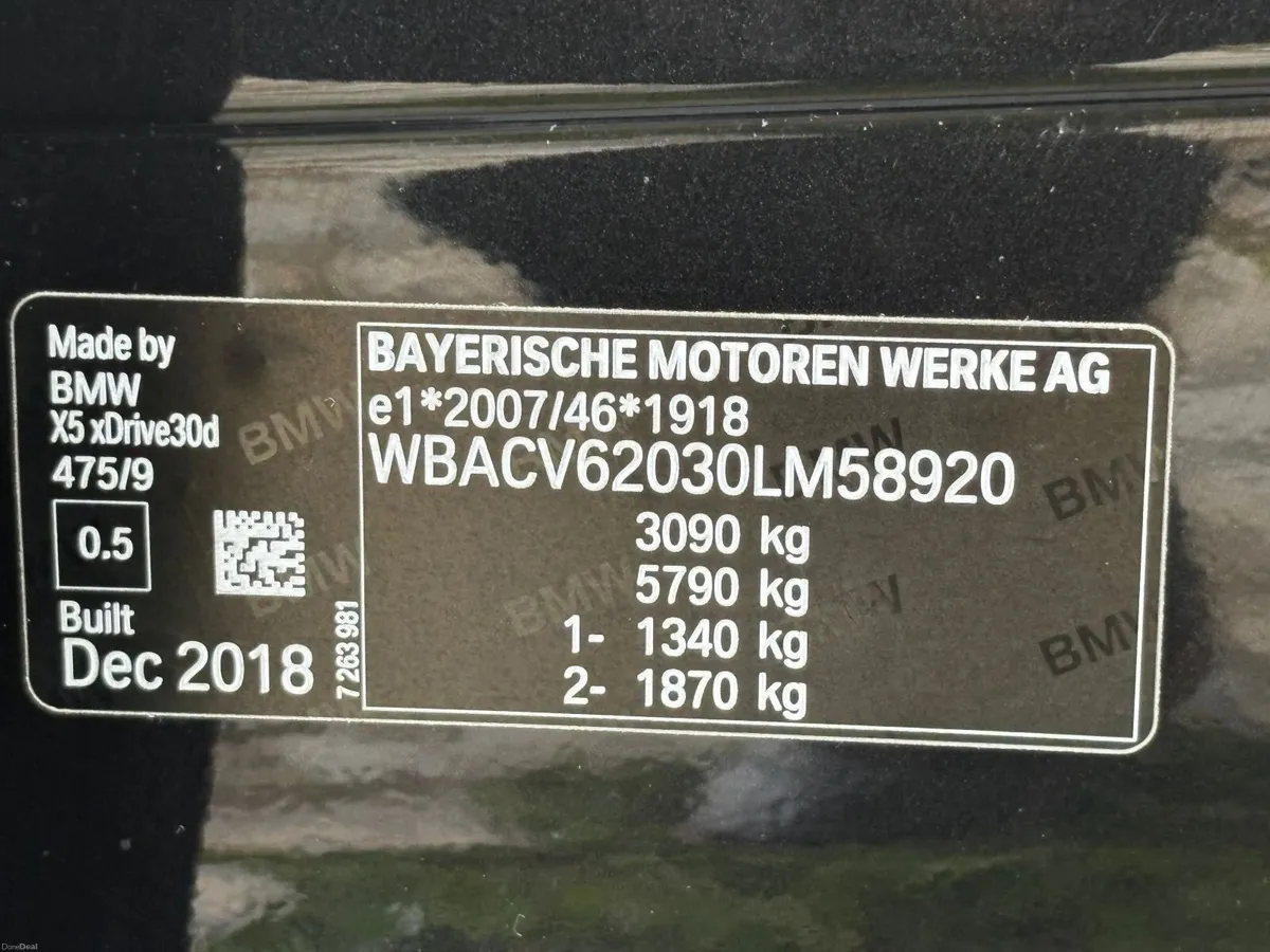Headline: Stunning 2019 BMW X5 – 7 Seater – 73K km - Image 5