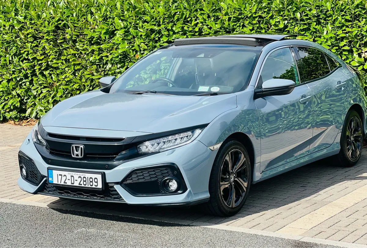 Honda Civic 1.0 Vtec Ex 2017 Auto Sunroof NCT&TAX - Image 1