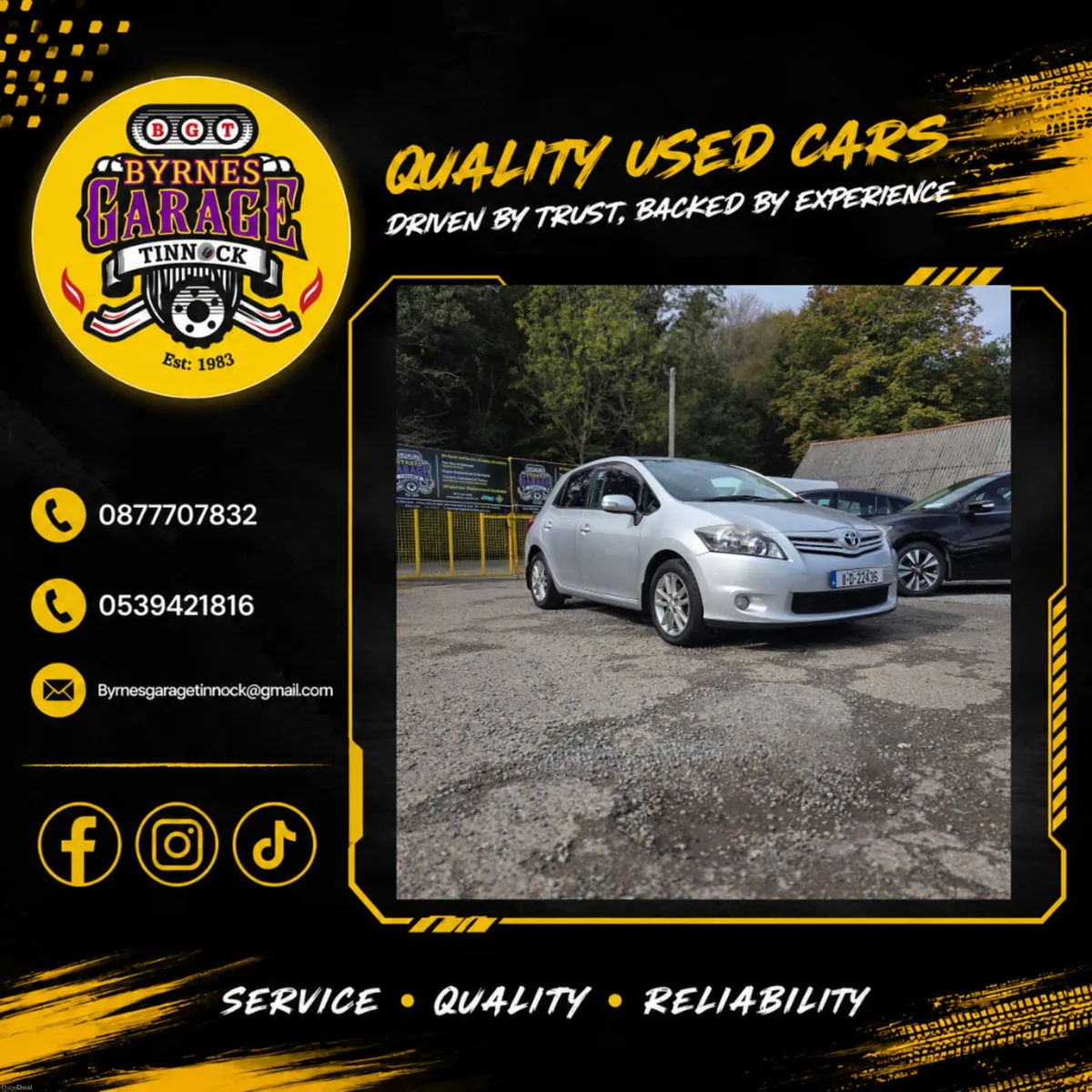 Low Mileage Toyota Auris NCT Tax - Image 1