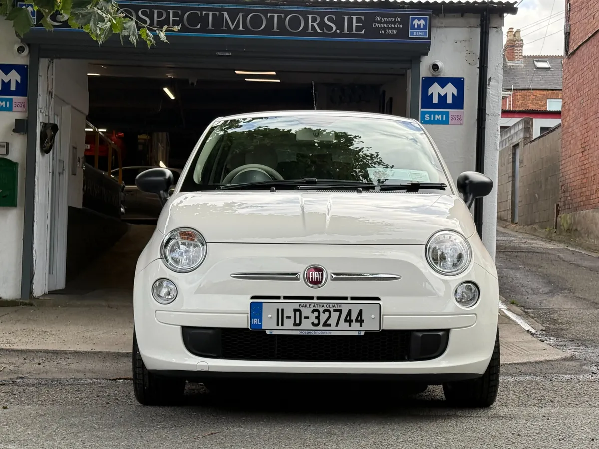 2011 Fiat 500, 1.2 Pop, 92kms, 1 Owner, New Nct, - Image 2